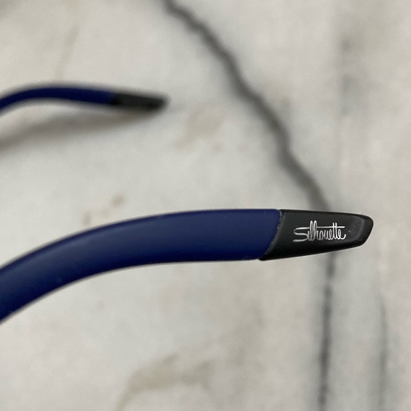 Silhouette Eyeglasses 5379 60 6063, 17-135, Blue, Made in Austria No Case. - Picture 5 of 8